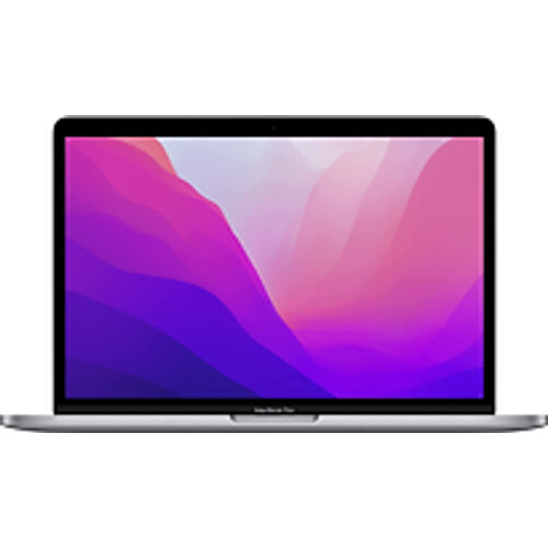 Refurbished Apple MacBook Pro met Touch Bar en Touch ID 13.3 (True Tone Retina Display) M2 8 GB RAM 256 GB SSD [Mid 2022, Engelse toetsenbordindeling, QWERTY] spacegrijs