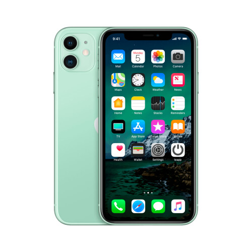 Refurbished iPhone 11 256 GB Groen Licht gebruikt