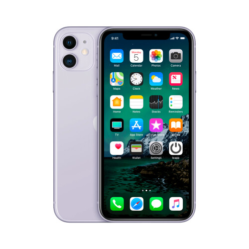 Refurbished iPhone 11 256 GB Paars Als nieuw