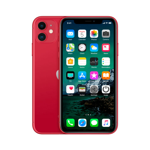 Refurbished iPhone 11 256 GB Rood Gebruikt