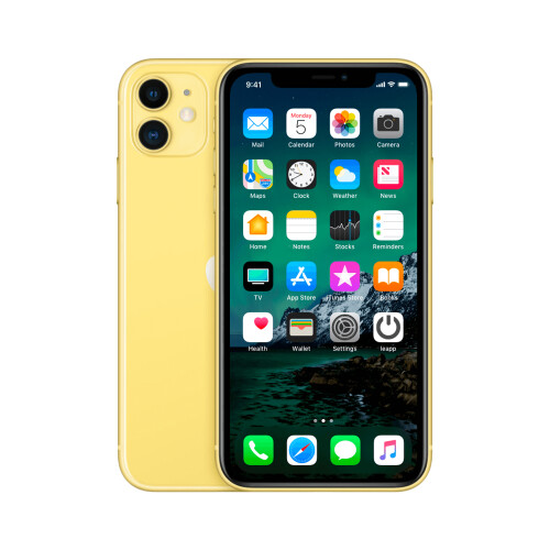 Refurbished iPhone 11 64 GB Geel Zichtbaar gebruikt