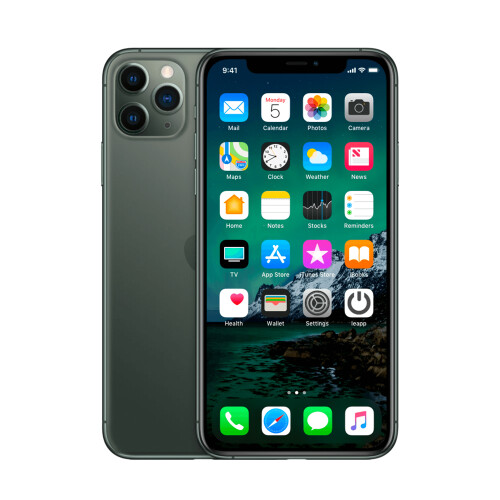 Refurbished iPhone 11 pro Max 512 gb Groen Als nieuw