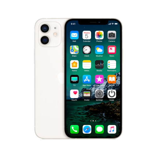 Refurbished iPhone 12 256 GB Wit Licht gebruikt