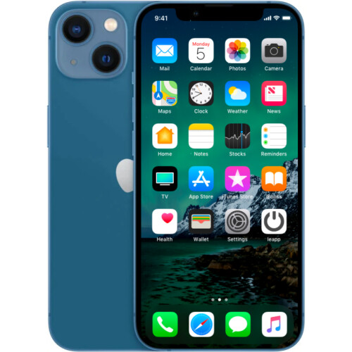 Refurbished iPhone 13 128 GB Blauw Zichtbaar gebruikt