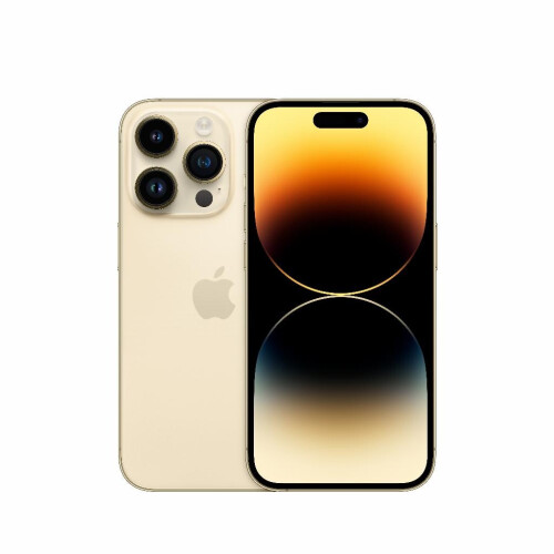 Refurbished iPhone 14 Pro 256 GB Goud Als nieuw + Nieuwe batterij
