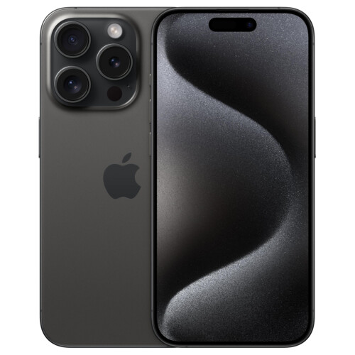 Refurbished iPhone 15 Pro 128 GB Titanium Zwart Licht gebruikt