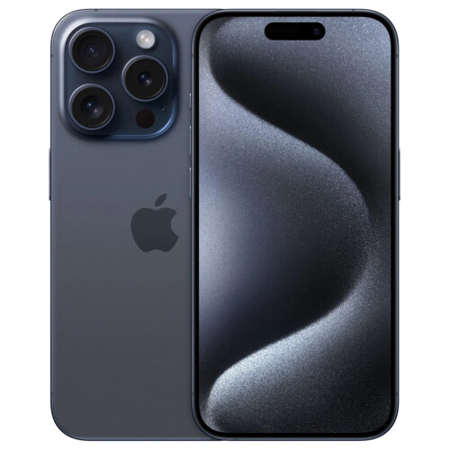 Refurbished iPhone 15 Pro Max 256 GB Titanium Blauw Gebruikt