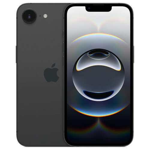 Refurbished iPhone 16e 128GB Zwart Als nieuw
