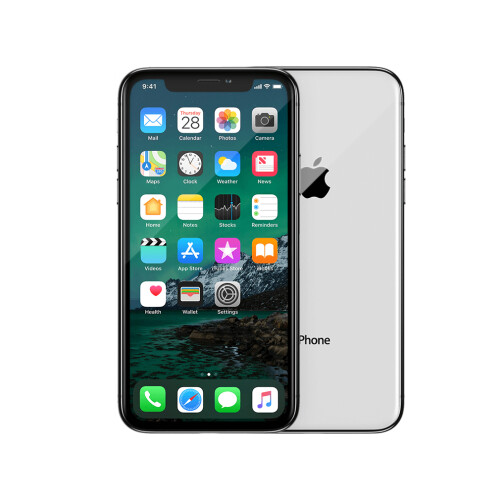 Refurbished iPhone X 256 GB Zilver Licht gebruikt
