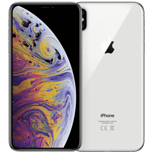 Refurbished iPhone XS Max 64 gb Zilver Licht gebruikt