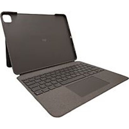 Refurbished Logitech Combo Touch Keyboard Dock oxford grey iPad Pro 12,9 (5e en 6e) [duitse toetsenbordindeling, QWERTZ]
