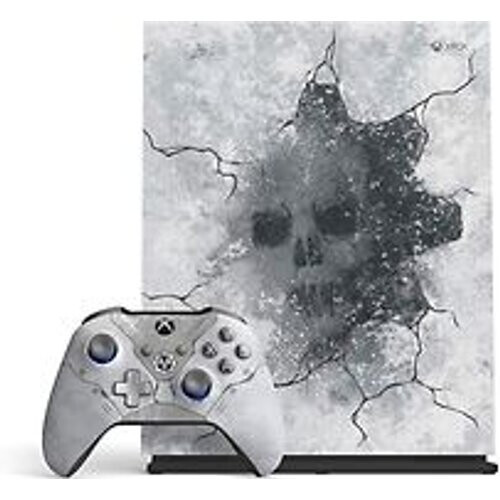 Refurbished Microsoft Xbox One X 1TB [Gears 5 Limeted Edition incl. Kait Diaz Wireless Controller, zonder spel] grijs