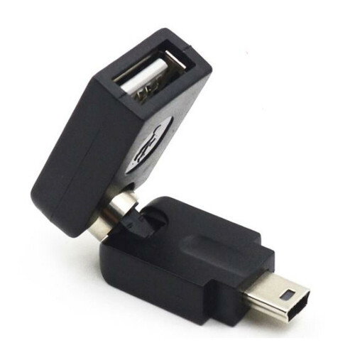 Refurbished Mini USB to 360°USB-A OTG Connector F/M