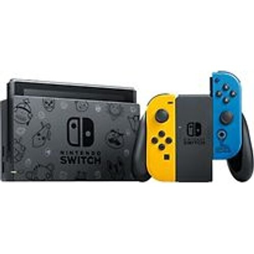 Refurbished Nintendo Switch 32 GB [Fortnite speciale editie incl. controller geel/blauw, zonder software] zwart