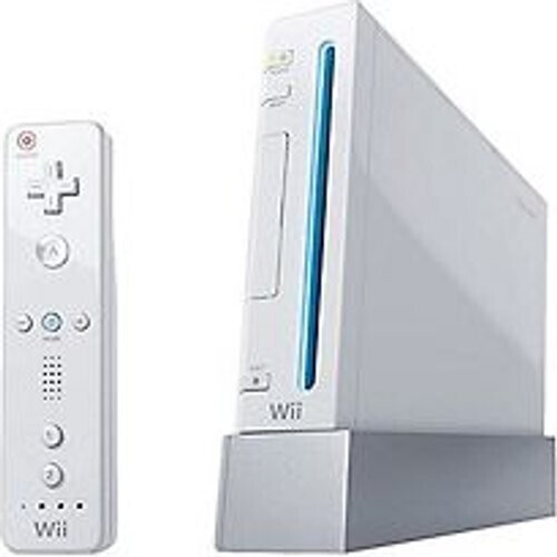 Refurbished Nintendo Wii [incl. Controller, zonder Wii Sports, Game Cube compatibel] wit