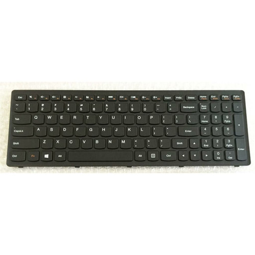 Refurbished Notebook keyboard for Lenovo IdeaPad G500S G505S S500 Z510 Flex 15 black frame backlit