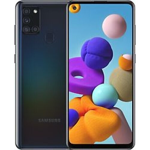 Refurbished Samsung Galaxy A21s Dual SIM 64GB zwart
