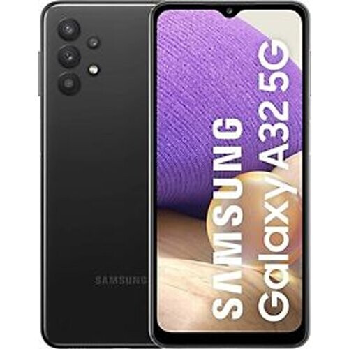 Refurbished Samsung Galaxy A32 5G 64GB Dual SIM zwart