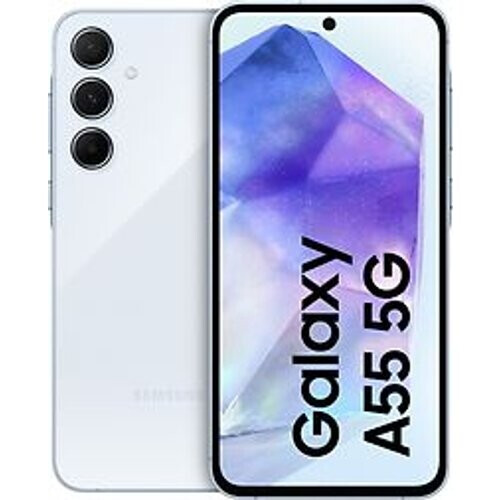 Refurbished Samsung Galaxy A55 5G Dual SIM 128GB awesome iceblue