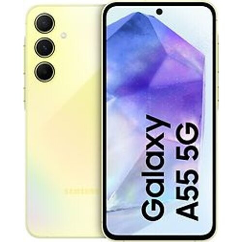 Refurbished Samsung Galaxy A55 5G Dual SIM 128GB awesome lemon