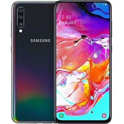 Refurbished Samsung Galaxy A70 Dual SIM 128GB zwart