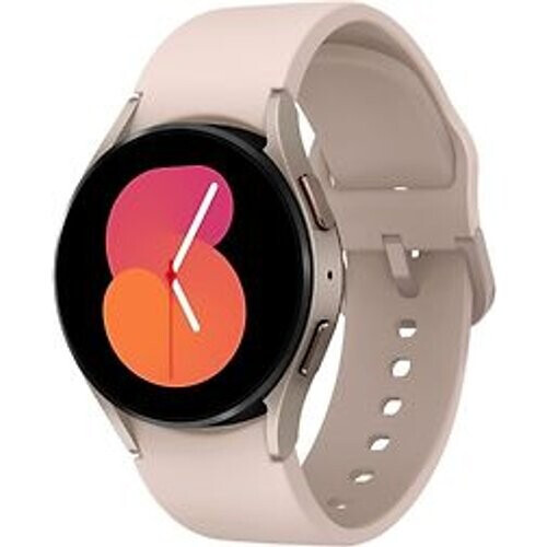 Refurbished Samsung Galaxy Watch5 40 mm horlogekast van Pink Gold Aluminium op Pink Gold Sport Band S/M [Wi-Fi]
