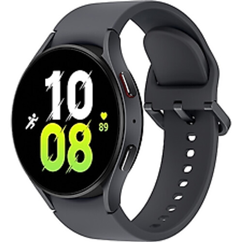 Refurbished Samsung Galaxy Watch5 44 mm horlogekast van Graphite Aluminium op Graphite Sport Band M/L [Wi-Fi]