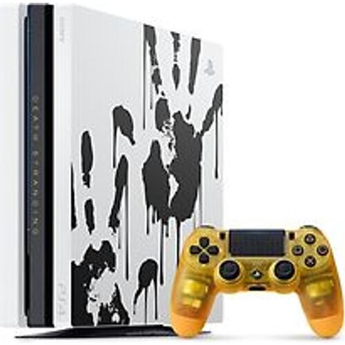 Refurbished Sony PlayStation 4 pro 1 TB [Death Stranding Limited Edition incl. draadloze controller, zonder spel] wit