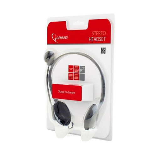 Refurbished Stereo Hoofdtelefoon met volumeregelaar, Zwart