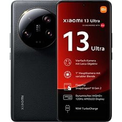 Refurbished Xiaomi 13 Ultra Dual SIM 512GB black