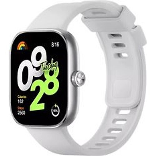 Refurbished Xiaomi Redmi Watch 4 48 mm zilver op tpu strap silver gray