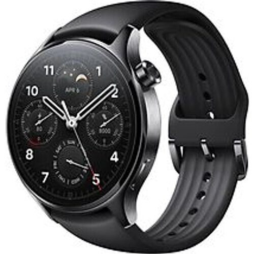 Refurbished Xiaomi Watch S1 Pro 46 mm zwart met silicone bandje zwart [wifi]