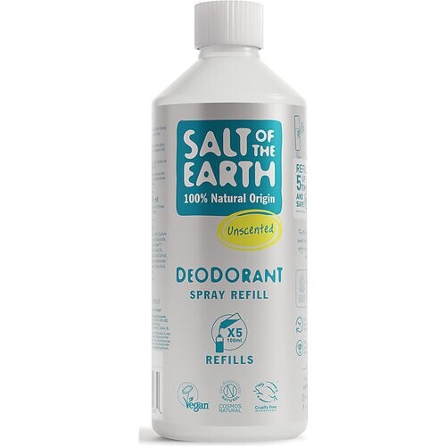 Salt of the Earth Deodorant Spray Parfumvrij Refill 500ml