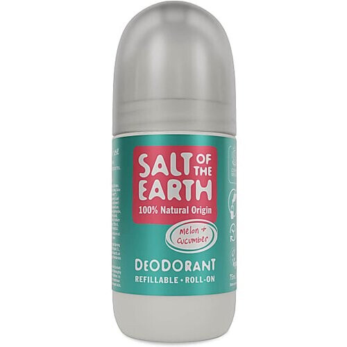 Salt of the Earth Hervulbare Roll-on Deodorant - Meloen & Komkommer