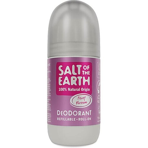Salt of the Earth Hervulbare Roll-on Deodorant - Peony Blossom