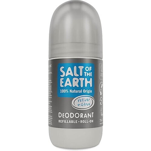 Salt of the Earth Hervulbare Roll-on Deodorant - Vetiver & Citrus