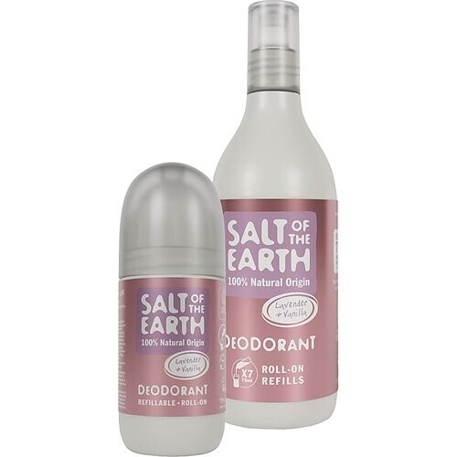 Salt of the Earth Lavendel & vanille Roll on Deodorant + Refill