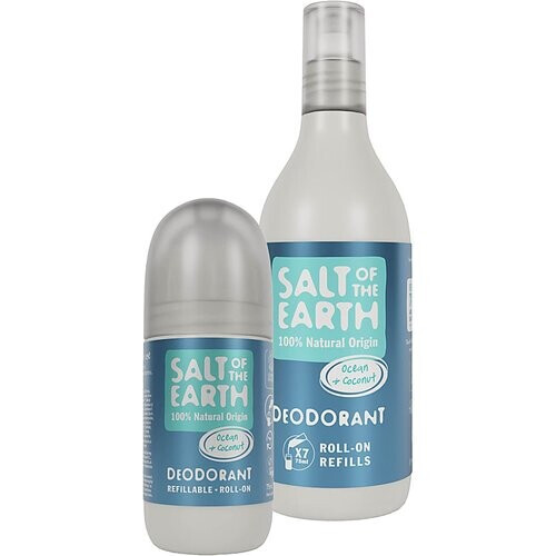 Salt of the Earth Oceaan & Kokosnoot Roll on Deodorant + Refill