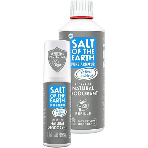 Salt of the Earth Vetiver & Citrus Deodorant spray + Refill