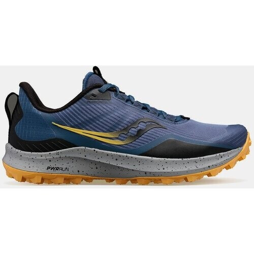 Saucony Peregrine 12 Hardloopschoen Dames Donkerblauw/Zwart