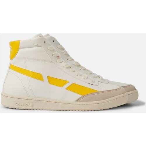 SAYE mannen vegan Sneaker Modelo '89 Hi Geel