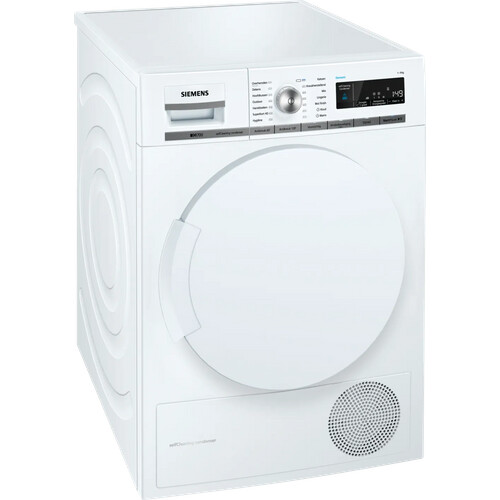 Siemens Wt44w562nl - Warmtepompdroger - 9 Kg - Zelfreinigende Condensor & Autodry - 64 Db - Energieklasse A++ | Tweedehands (Refurbished)