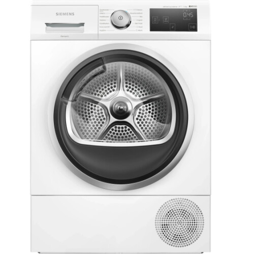 Siemens WT7U4600NL - Warmtepompdroger 8kg A+++ - SelfCleaning Condenser™ - Zilver-donkergrijs