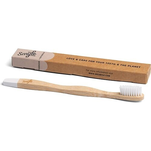 Smyle Bamboe Tandeborstel Soft - Wit