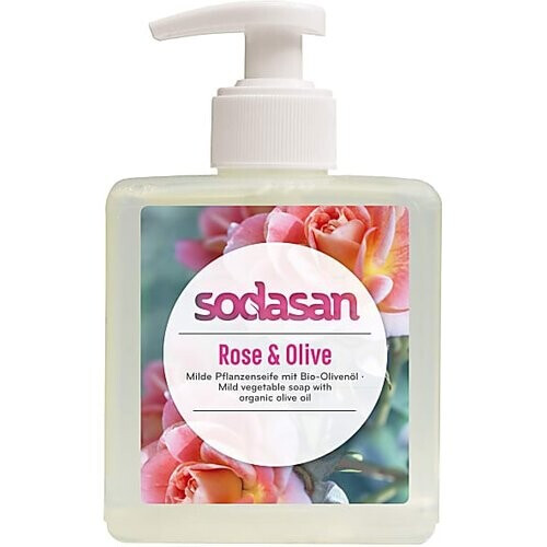 Sodasan Vloeibare Zeep Roos & Olijf 300ml