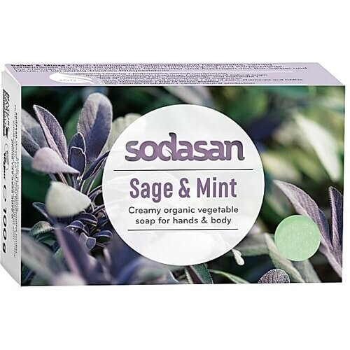 Sodasan Zeep Bar Salie & Munt 100g