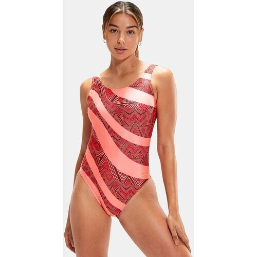 Speedo Eco Allov Deep Ub Badpak Rood/Oranje