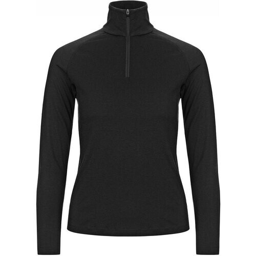 Supernatural Base 1/4 Zip 175 Shirt Dames Zwart
