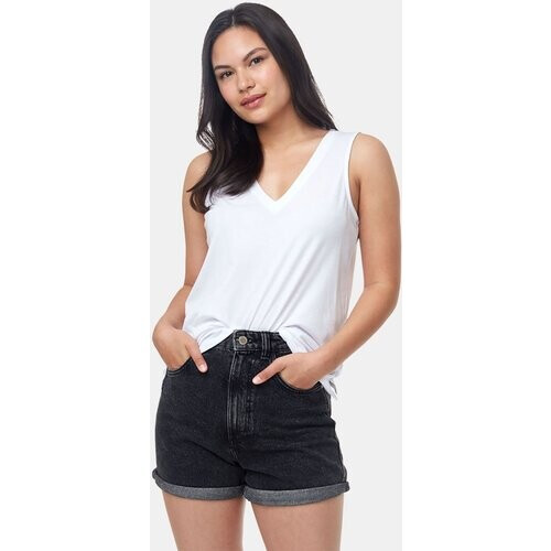 tentree TreeBlend V-neck Tank Dames Wit