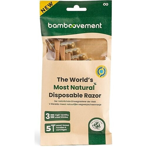 The Bamboovement 99% Plasticvrije Scheermesjes